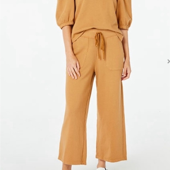 Roller RabbitCassiaSweatpantsHigh RiseCroppedCoffeeSize S